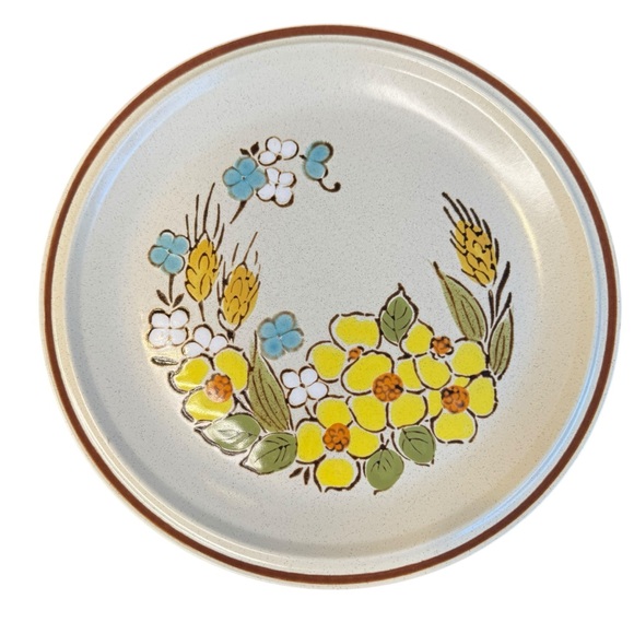 floral expressions Other - Lot Of 5 Floral Expressions Hearthside Stoneware Springtime Dinner Plates Japan